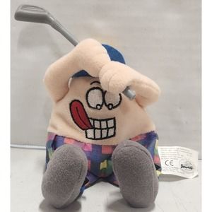 Silly Slammers Sports McDivot Golf Plush‎ Talks Vintage 1998 Beanbag Toy Plaid